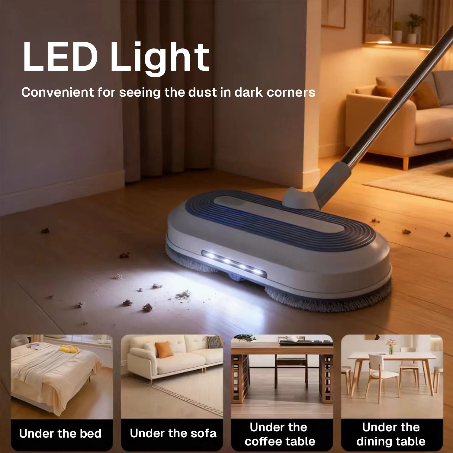 Pureova Dual-Motor Cordless Electric Spin Mop - Pureova Shop