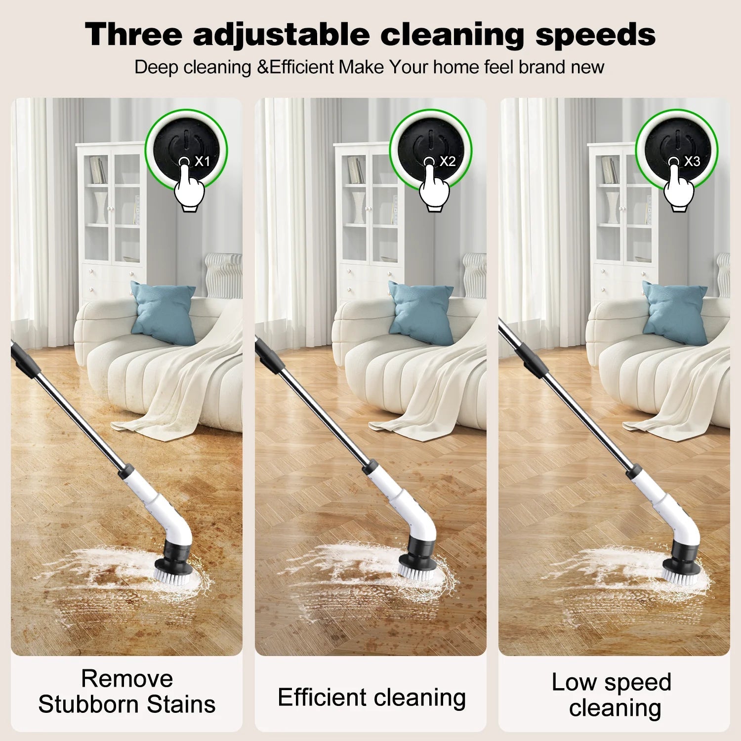 Pureova Electric Spin Scrubber – 7 Brush Heads, Cordless - Pureova Shop