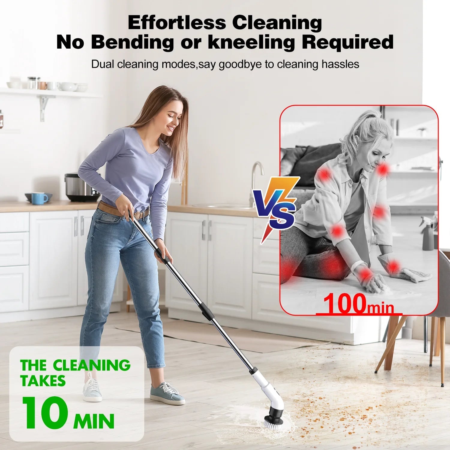 Pureova Electric Spin Scrubber – 7 Brush Heads, Cordless - Pureova Shop